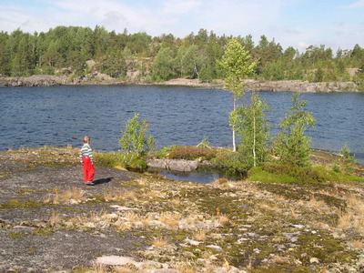 В ладожских шхерах