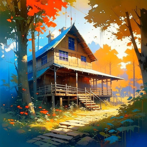 Хижина в лесу