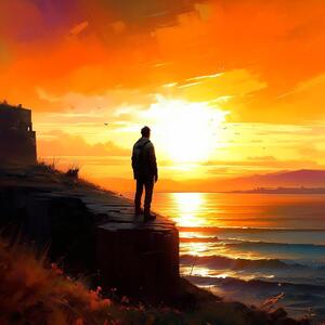 Закат над бухтой