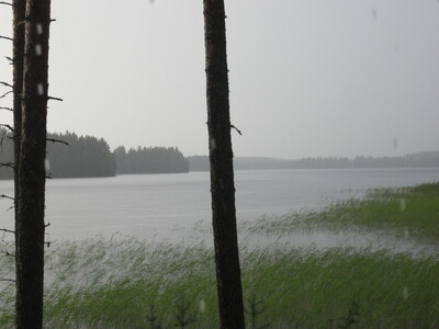 Пейзаж с озером