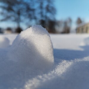 Снег перед плюсом