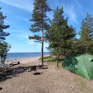Палатка на балтийском море