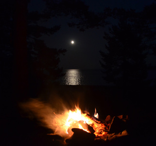 Ночной костер