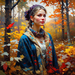 Осенняя девушка