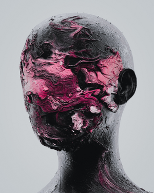Nft head illustration