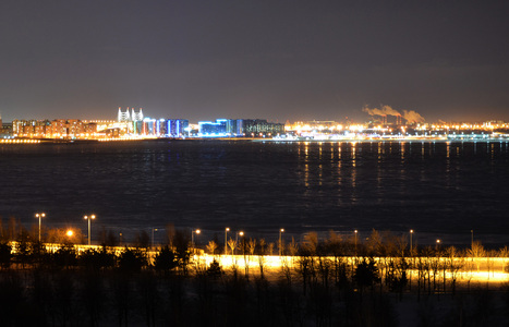 Зимний вечер на финском заливе
