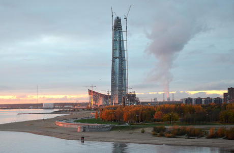 Строительство лахта центра газпром в санкт-петербурге 5