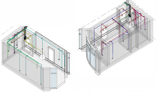 Проект электроснабжения квартиры revit