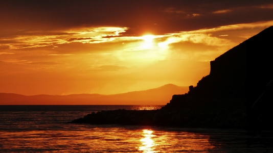 Огненный закат