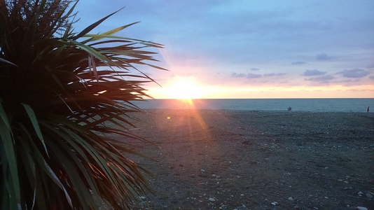 Грузия закат в батуми