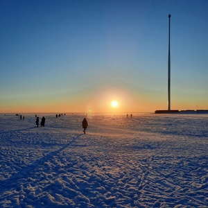 Санкт-петербург - финский залив зимой