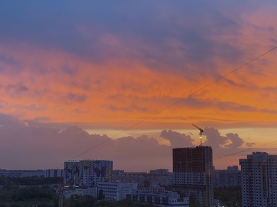 Закат первого дня лета