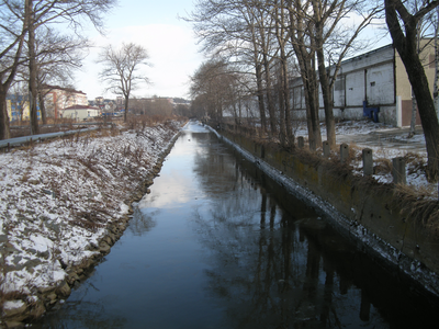 Речка в городе