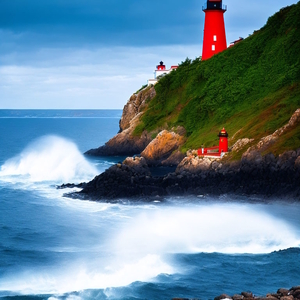 Море и маяк