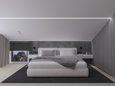 Спальня на мансарде