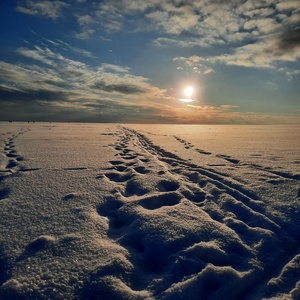 Санкт-петербург - финский залив зимой