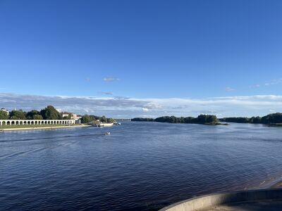 Великий новгород, набережная