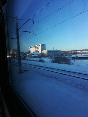 Окно поезда