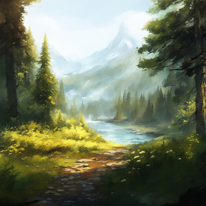 Лесной пейзаж