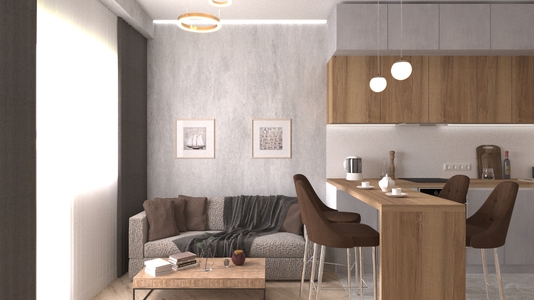 Кухня-гостиная