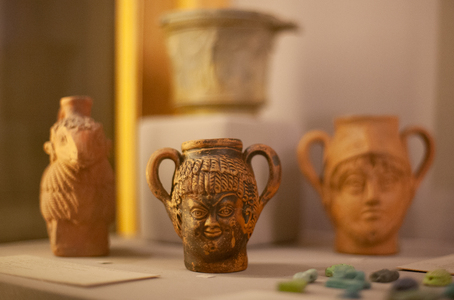 Декорированные горшочки