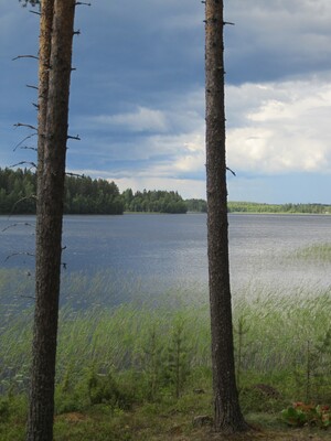 Пейзаж с озером