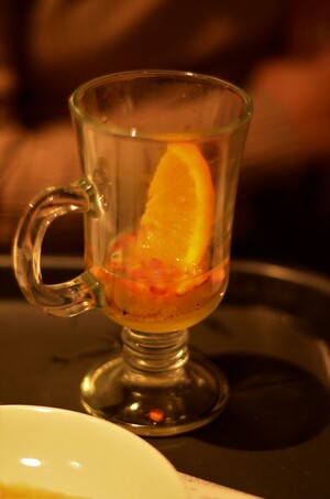 Горячий облепиховый чай