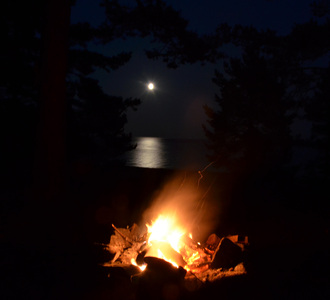 Ночной костер