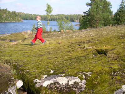 В ладожских шхерах