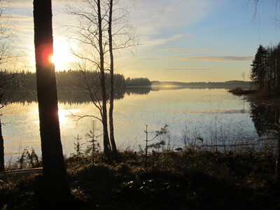 Вечер на озере