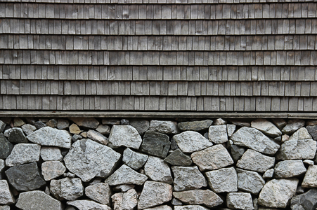 Стена деревянной часовни под хельсинки