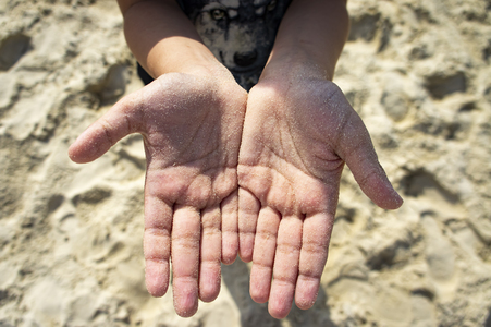 Песок в руках