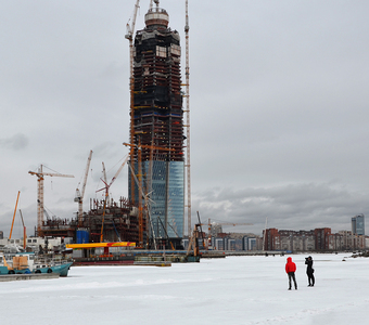 Строительство лахта центра газпром в санкт-петербурге 7