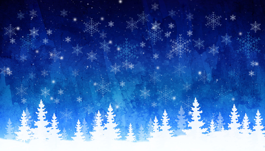 Новый год и рождество в лесу