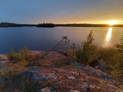 Закат на вуоксе