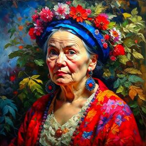 Старая женщина
