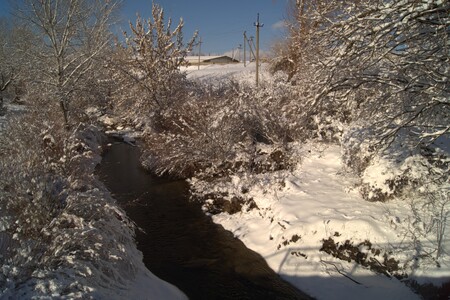 Снежная река