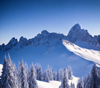 Зима в горах