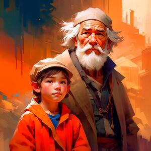 Дедушка и внук