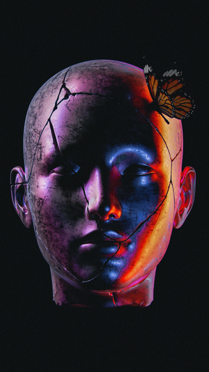 Nft head illustration