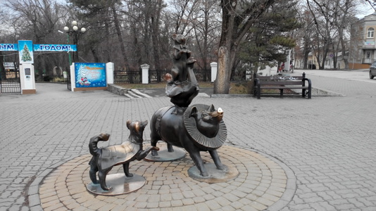 Памятник каштанке в таганроге