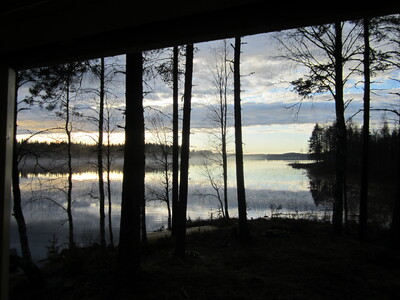 Вечер на озере